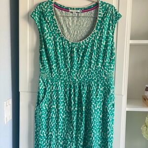 Boden Amelie Jersey MIDI Dress